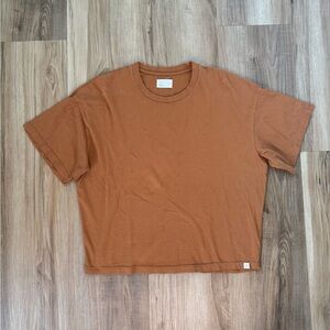 TKEES Classic Cotton Tee in Cinnamon